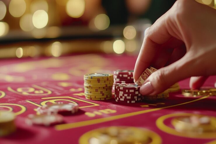Action buttons in landscape view Mobile poker app landscape view with action buttons